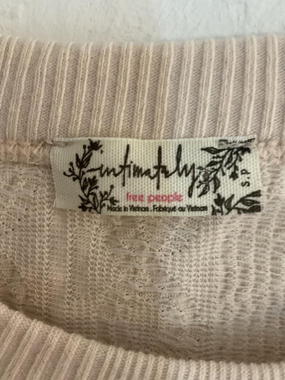 Intimately Free People “Pointelle Me About It” Bodysuit, Size S, Cream/Ivory - Picture 7 of 9